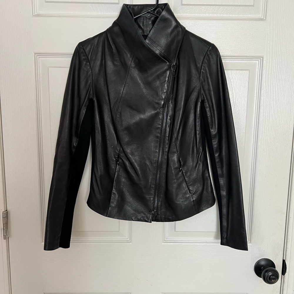 Women's Black Leather Jacket